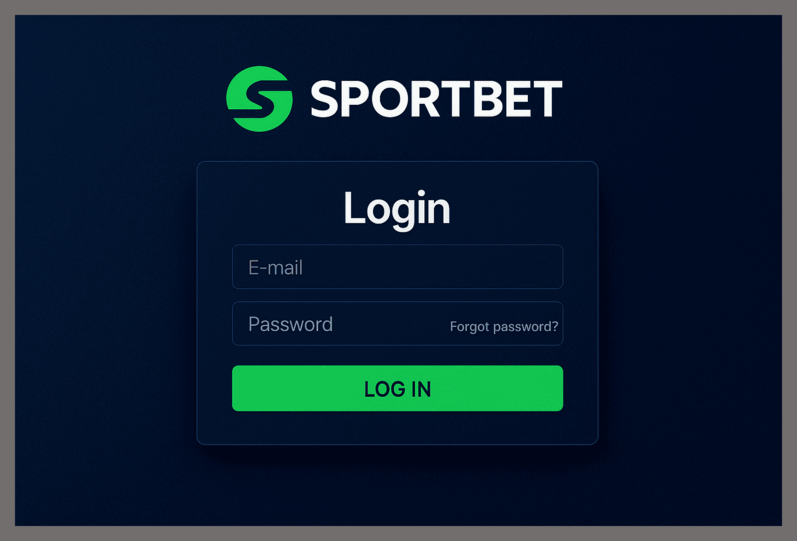 Criar uma nova Conta no plataforma SPORTBET